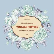 Vintage Floral Frame N25
