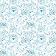 Seamless floral pattern decorative background N4