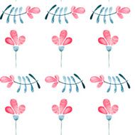 Watercolor seamless pattern N68