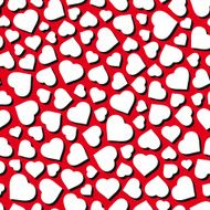 Hearts Seamless pattern Vector illustration N6