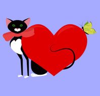 black cat valentine