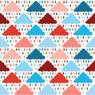 Rain seamless pattern N10