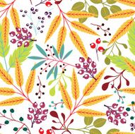 Autumn Floral seamless Pattern N2