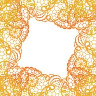 Lacy elegant frame Invitation card N8