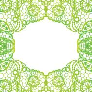 Lacy elegant frame Invitation card N11