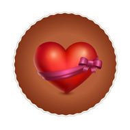 valentine gift heart illustration