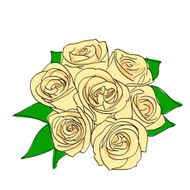 Rose with leaves N2