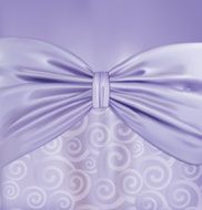 Background with a bow Vector illustration
