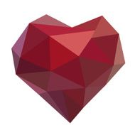 polygonal heart