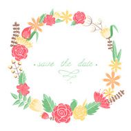 Elegant floral congratulation card