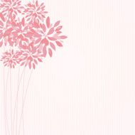 Stylish Floral Background Vector Illustration N6