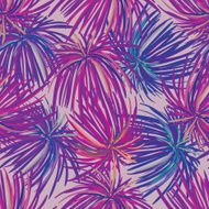 Seamless Repeating Pattern with Violet Flowers N2