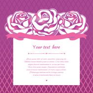 Vintage Floral Card N19