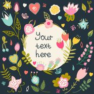 Beautiful floral background N33