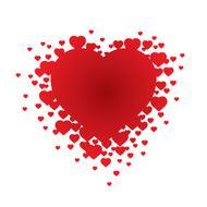 Heart For Valentine (vector XXL jpg in ZIP folder)