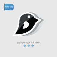 Bird sign vector N2