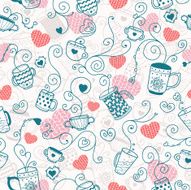Love Seamless Pattern Sweet Holidays N2