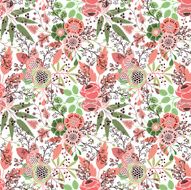 Seamless Floral Pattern N1471