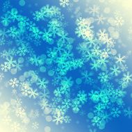 Winter delightful snowfall background N139