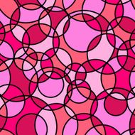 Seamless pattern with pink circles N2