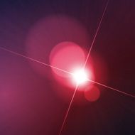 Red Star Light Bokeh Lens Flare Defocus Stock Vector Background N2
