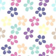 Seamless vector pattern with flowers N20