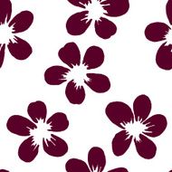 Seamless vector pattern with flowers N21