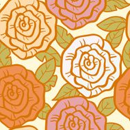 Seamless pattern (roses) N2