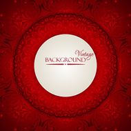 Elegant vintage background with lace ornament
