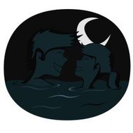 Couple in water N2