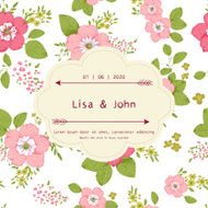 wedding invitation N126