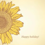 Sketch sunflower N5