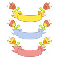 colored ribbons