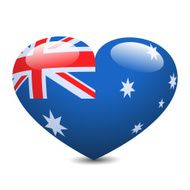 Australia Loveheart Icon