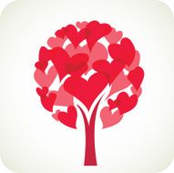 Hearts Tree