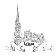 Bordeaux city label Travel France icon