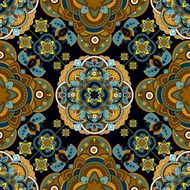 Seamless ethnic pattern in vintage style