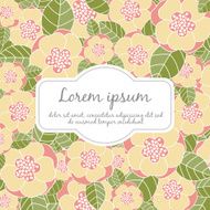 Wedding card with floral elements N6