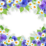 Flowers greeting card N3
