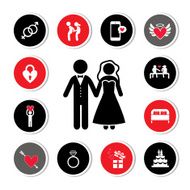 wedding icons set N13