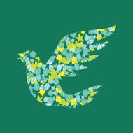 flower bird