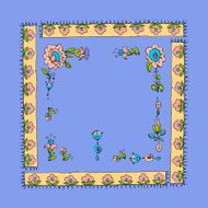 Retro floral background N11