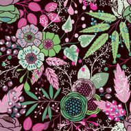 Seamless Floral Pattern N1478