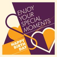 Conceptual birthday card