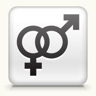 Square Button with Couple N2