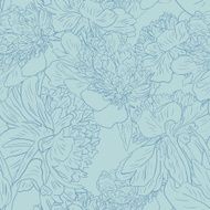 Vector seamless floral pattern N303