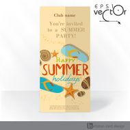 Party Invitation Card Design Template N11