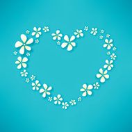 Love shape floral N2