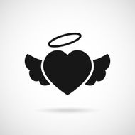Heart with wings icon N2