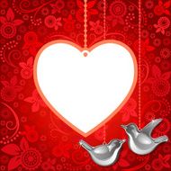 Couple Birds Frame